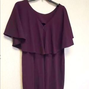 Calvin Klein 14W Wine dress